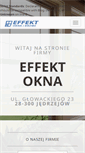 Mobile Screenshot of effekt-okna.pl